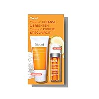 Murad Cleanse and Brighten Value Set - 2-Piece Full-Size Kit $127 Value - Essential-C Cleanser & Vitamin C Glycolic Serum