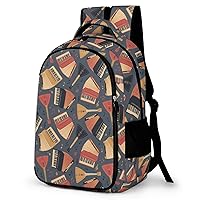 Accordion Guitar Balalaika and Sheet Music Laptop Backpack Durable Computer Shoulder Bag Business Work Bag Camping Travel Daypack