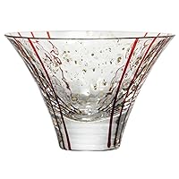Toyo Sasaki Glass 10782 Cold Sake Glass, Edo Glass, Yachiyo Kiln, Cup, Hanami Sake, Made in Japan, 2.7 fl oz (80 ml), Pack of 24
