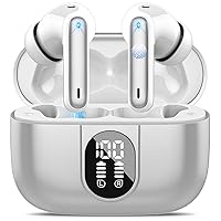 Wireless Earbuds, Bluetooth Headphones HiFi Stereo, 40H Playtime in-Ear Earbud, 2024 Bluetooth 5.3 Earbuds with LED Power Display, IP7 Waterproof Wireless Earphones Sport Headset for Android iOS