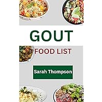 GOUT FOOD LIST: A guide to simple Gout recipes for healthy living with 20+ recipes GOUT FOOD LIST: A guide to simple Gout recipes for healthy living with 20+ recipes Paperback Kindle
