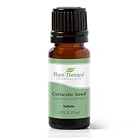 Plant Therapy Coriander Seed Essential Oil 10 mL (1/3 oz) 100% Pure, Undiluted, Therapeutic Grade