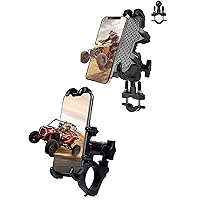 UTV Phone Mount & ATV Phone Mount Holder, 360° Rotation with One Handle Operation, 8 Claws Tightly Hold iPhones or 4.7”-7.1