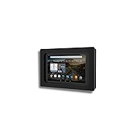 TABcare Security Anti-Theft Acrylic VESA Enclosure for Amazon Fire 7 2022 with Free Wall Mount Kit (Black, Fire 7 2022)