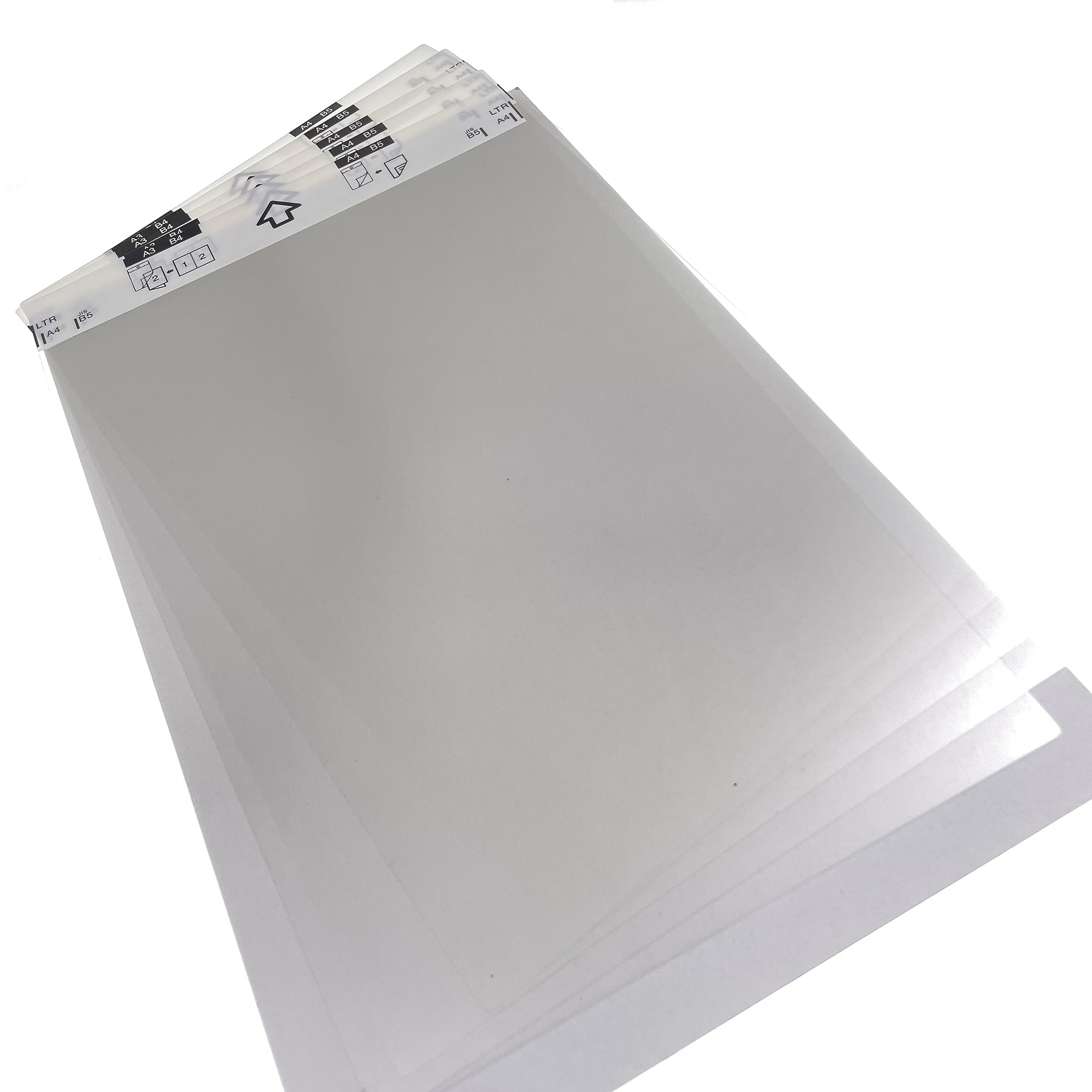 OKLILI 5pc X CS-A3001 Carrier Sheet CS-A3301 Sheets Compatible with Brother A4 Scanner Scan A3 B4 Odd-Sized Folded Torn Receipt Flimsy Wrinkled Newspaper Magazine Clipping Fragile Paper Crinkled Photo