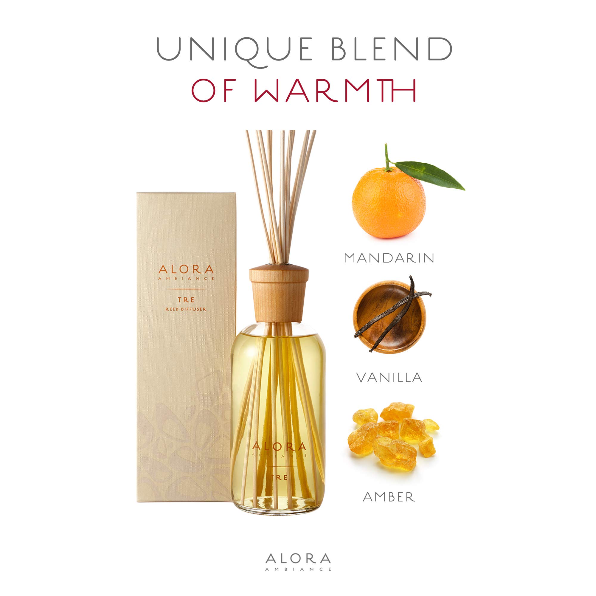 Tre Reed Diffuser 16oz diffuser by Alora Ambiance