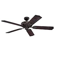 Westinghouse 7216800 Deacon 52-Inch Indoor/Outdoor Ceiling Fan, Oil Rubbed Bronze Finish
