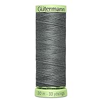 Gutermann Top Stitch Heavy Duty Thread 33 Yards-Rail Grey