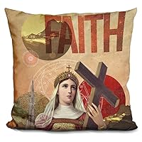 Rise of Mary Decorative Accent Throw Pillow