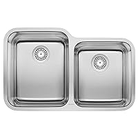 BLANCO, Stainless Steel 441023 STELLAR 60/40 Double Bowl Undermount Kitchen Sink