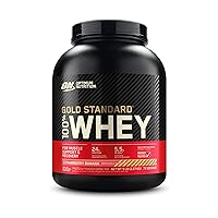 Optimum Nutrition Gold Standard 100% Whey Protein Powder, Strawberry Banana, 5 Pound (Packaging May Vary)
