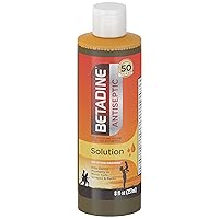 Betadine Antiseptic 10% Povidone-Iodine 8 FL OZ + Bactine MAX 5 oz First Aid Pain Relief Spray with 4% Lidocaine