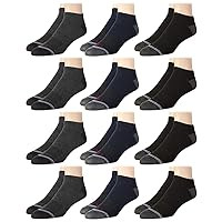 Nautica Men's Performance Low Cut Socks with Cushioned Comfort (6 Pack)