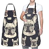 Adjustable Apron with 2 Pocket Apron for Women Men Winter skiing Bib Chef Aprons for Cooking