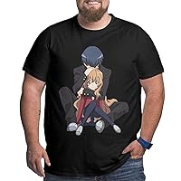 Anime Big Size Boy's T Shirt Toradora Round Neck Short-Sleeve Tee Tops Custom Tees Shirts