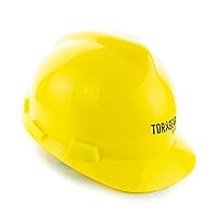 Child Hard Hat - Ages 7 to 12 - Kids Yellow Safety Construction Helmet or Costume
