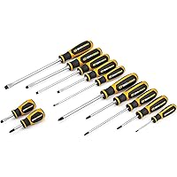 GEARWRENCH 12 Pc. Phillips/Slotted Dual Material Screwdriver Set - 80051H