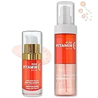 Noche Y Dia Cleansing and Hydrating Vitamin C Bundle - Vitamin C Serum & Vitamin C Cleanser