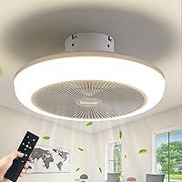 Bladeless Ceiling Fan with Lights, 18