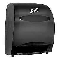 Scott Essential Electronic Towel Dispenser (48860), Fast Change, Smoke with Purple Core