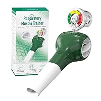 Breathing Exercise Device for Lungs, Inspiratory Respiratory Muscle Trainer for Athletes, Lung Exerciser Device for Adults, Children, Swimmers, Smokers