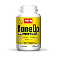 Jarrow Formulas BoneUp - 360 Capsules - Micronutrient Formula for Bone Health - Includes Natural Sources of Vitamin D3 , Vitamin K2 ( as MK-7 ) & Calcium - 180 Servings Packaging may vary