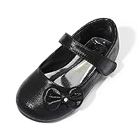 DREAM PAIRS Adorable Mary Jane Side Bow Ballerina Flat (Toddler/Little Girl)