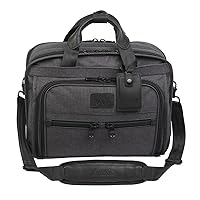 MACHIR Business Briefcase Laptop Bag Shoulder Bag with Handle and Shoulder Strap (Avian Millennium Dusk)