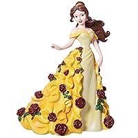 Enesco Disney Showcase Botanical Beauty and The Beast Belle in Ball Gown, 4.75 Inch, Multicolor Figurine, 8.25