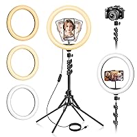 13 inch Ring Light with Floor Stand(Ringlight Kit Totally 70.6