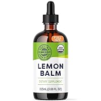 Vimergy USDA Organic Lemon Balm Extract, 115 Servings – Supports Calm and Relaxed Feeling– Relief from Occasional Nervous Tension – Alcohol-Free – Gluten Free, Non-GMO, Kosher, Vegan & Paleo (115 ml)