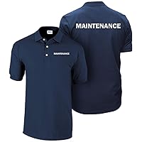Maintenance Polo Shirt, Employee Polo, Staff Shirt, Hospitality t-Shirt, Hotel Navy