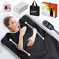 Infrared Sauna Blanket-Sauna Blanket for Home Use, Portable Design for Relaxation and Detoxification Highest 176℉, 20-60 Minutes Timer, 6 ft x 2.65 ft