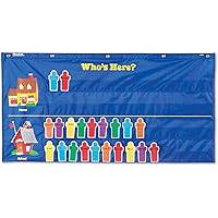 Learning Resources Helping Hands Pocket Chart, Classroom Organization, Teacher Accessories, 36 Cards, Ages 5+