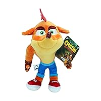 Bandai Crash Bandicoot Plush Toy | 15cm Crash Bandicoot Soft Toy Collectible | Plushie Girls And Boys Toys For Video Game Fans | Collectable Cuddly Toys For Boys And Girls Great Crash Bandicoot Gifts