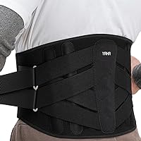 Back Brace for Lower Back Pain Women/Men, Back Support for Work, Heavy Lifting with Ergonomic Lumbar Pad, Breathable Lumbar Support Belt with 5 Stays for Sciatica, Herniated Disc, Scoliosis - XL
