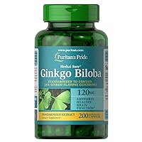 Ginkgo Biloba Standardized Extract 120 Mg, 200 Count