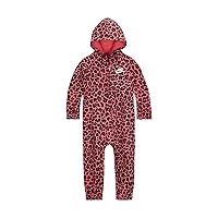 Nike Infant Girls' Leopard Full-Zip Coverall