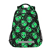 ALAZA Alien Space Doodle Fun Backpack Purse for Women Men Personalized Laptop Notebook Tablet School Bag Stylish Casual Daypack, 13 14 15.6 inch