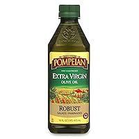 Pompeian Robust Extra Virgin Olive Oil, First Cold Pressed, Full-Bodied Flavor, Perfect for Salad Dressings & Marinades, 16 FL. OZ.