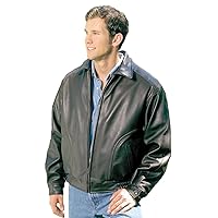 REED Men's All American Bomber Leather Jacket Union Made in USA