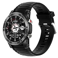 DR.VIVA Smart Watches for Men, Outdoor GPS Smartwatch Fitness Activity Tracker with Heart Rate Blood Oxygen Sleep Monitor, 1.3