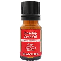 Rosehip Seed Carrier Oil - Cold Pressed, Non-GMO, and Gluten Free Carrier Oils - for Skin, Hair, and Personal Care - 10ml