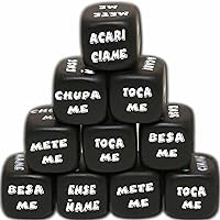 1x Sex Dice Spanish Action for Love Party Games Bachelorette Adult Kama Sutra dado sexuales Sex Position Toys san Valentines Day Party Games Gift