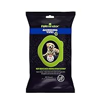 DeShedding Grooming Wipes for Dogs Refresh and Deodorize Coat Without Bathing, 100 Count