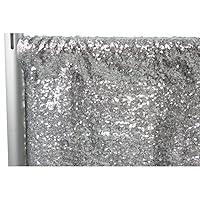 Silver Glitz Sequin Backdrop panel (8ft H x 112