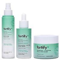 Daily Facial Skincare Value Bundle - Moisturizing, Protecting, and Deeply Nourishing - Hyaluronic Acid, Aloe, Collagen - Vegan and Cruelty/Alcohol Free - Made in Korea