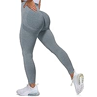 MOHUACHI High Waisted Leggings for Women Tummy Control Butt Lifting Yoga Pants Workout Compression Tights