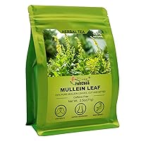 FullChea - Mullein Leaf Tea, 2.5oz/71g - Mullein tea for lungs - Naturally Mullein Leaves Herb, Cut & Sifted - Non-GMO - Caffeine-free - Support Respiratory Health
