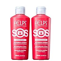 Felps Professional | SOS Reconstruction Duo | Shampoo And Conditioner | (2x) 250 ml / 8.45 fl.oz.